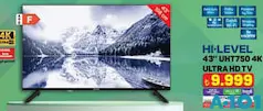 Hİ-LEVEL 43 İNÇ UHT750 4K ULTRA HD TV / AKILLI TELEVİZYON